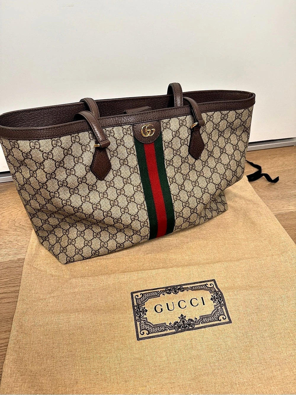 Gucci Ophidia Large Tote Bag GG Canvas